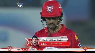 M48: SRH vs KXIP – Simran Singh Wicket