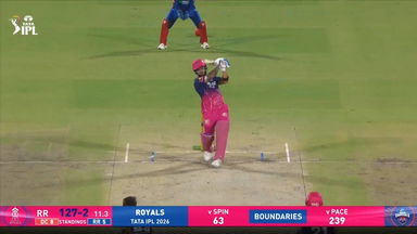 IPL 2026 M62: DC vs RR - Riyan Parag Six