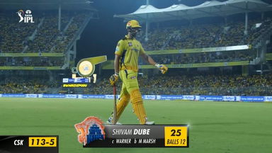 M55: CSK vs DC – Shivam Dube Wicket