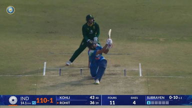 IND vs SA 2025, 1st ODI: Rohit Sharma Six