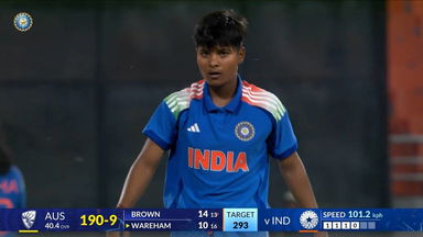 IND-W vs AUS-W 2025, 2nd ODI: Georgia Wareham Wicket