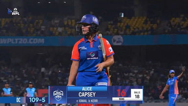 Wicket: Match 2, Mumbai Indians vs Delhi Capitals, WPL 2025: Alice Capsey Wicket