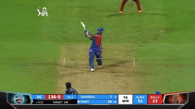 M27: DC vs RCB – Rishabh Pant Six