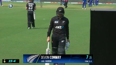 IND vs  NZ 2023, 2ND ODI: Devon Conway  Wicket