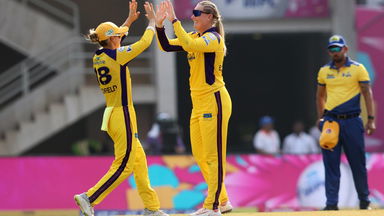 Bowled x 2: Sophie Ecclestone with two BIG wickets