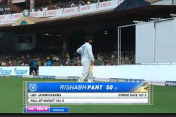 IND vs SL 2022, 2nd Test, Day 2: Rishabh Pant Wicket