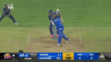 M35: GT vs MI – Suryakumar Yadav Six