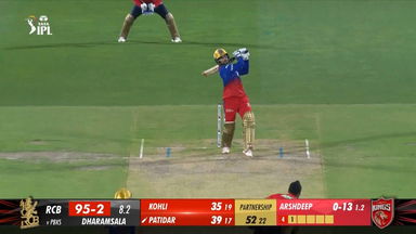 M58: PBKS vs RCB  – Rajat Patidar Six