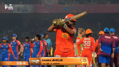Wicket: Eliminator, Gujarat Giants vs Delhi Capitals, WPL 2026: Kanika Ahuja Wicket