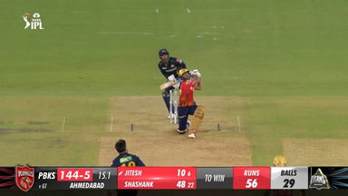 M17: GT vs PBKS – Jitesh Sharma Six