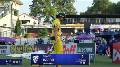 IND-W vs AUS-W 2025, 3rd ODI: Grace Harris Wicket