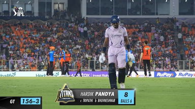 M62: GT vs SRH – Hardik Pandya Wicket