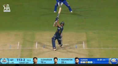 IPL 2025 Eliminator: GT vs MI - Washington Sundar Six