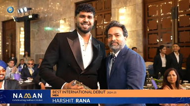 BCCI Naman Awards: Best International Debut (Men) 2024-25