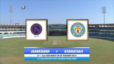 Womens Senior One Day Trophy 2020-21,QF1 -  Jharkhand Vs Karnataka : Match Highlights