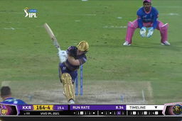 M54: KKR vs RR – Eoin Morgan Six
