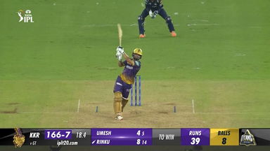 M13: GT vs KKR – Rinku Singh Six