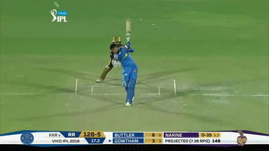 M15: RR vs KKR – Krishnappa Gowtham Six