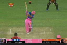 M40: SRH vs RR – Mahipal Lomror Six