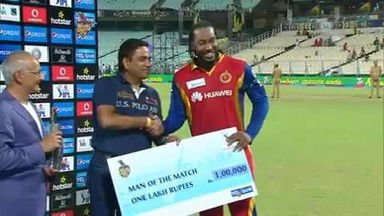 M5: KKR vs RCB – Man Of The Match – Chris Gayle