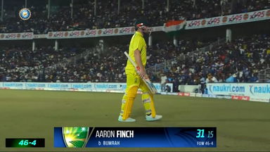 IND vs AUS 2022, 2ND T20I: Aaron Finch Wicket