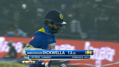 IND vs SL 2017, 1st T20I: Niroshan Dickwella Wicket