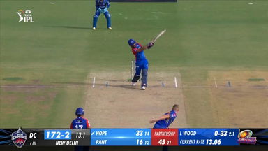 M43: DC vs MI – Shai Hope Six