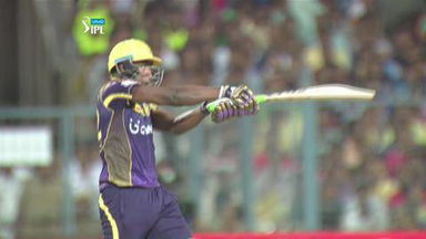 M5: KKR vs MI – Andre Russell Six