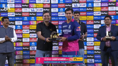 IPL 2026 M16: RR vs RCB - Sierra Super Striker of the Match - Vaibhav Sooryavanshi