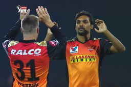 Sandeep swings it SRH's way with 3/34