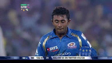 CLT20 2014 Q6: MI vs NK  –   Highlights