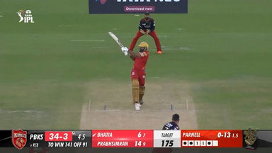 M27: PBKS vs RCB –  Harpreet Bhatia  Six