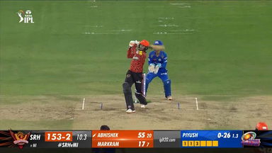 M08: SRH vs MI – Abhishek Sharma Six