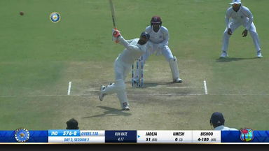 IND vs WI 2018, 1st Test Day 2: Ravindra Jadeja Six