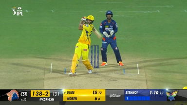 M06: CSK vs LSG – Shivam Dube Six