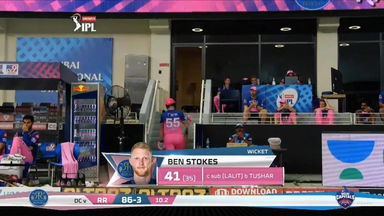 M30: DC vs RR – Ben Stokes Wicket