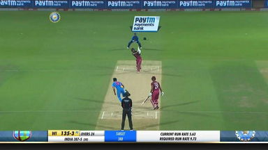IND vs WI 2019, 2nd ODI: Shai Hope Six