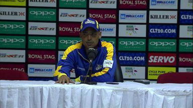 CLT20 2014 M6: COB vs HOB  –   Press Conference – Justin Ontong