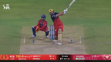 IPL 2026 M50: LSG vs RCB - Tim David Six