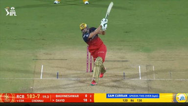 IPL 2025 M08: CSK vs RCB - Tim David Six