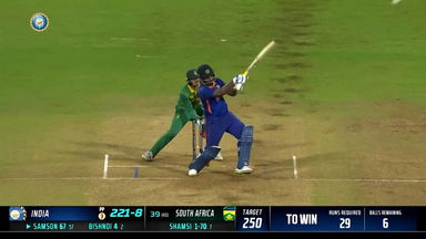 IND vs SA 2022, 1ST ODI: Sanju Samson  Six