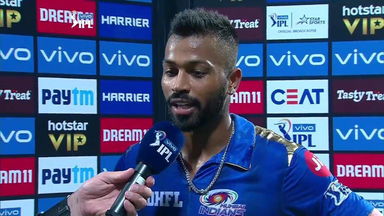 M56: MI vs KKR – Hardik Pandya Interview