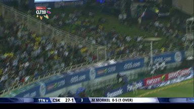 M3: CSK vs TTN –  Suresh Raina Six