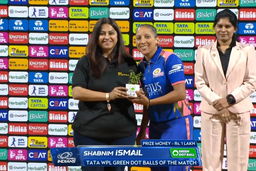 TATA WPL Green Dot Balls of the Match: Match 3, Mumbai Indians vs Delhi Capitals, WPL 2026: Shabnim Ismail
