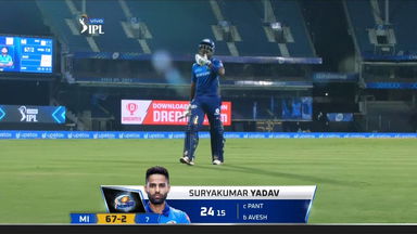 M13: DC vs MI   – Suryakumar Yadav Wicket