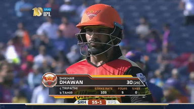 M24: RPS vs SRH  –  Shikhar Dhawan Wicket