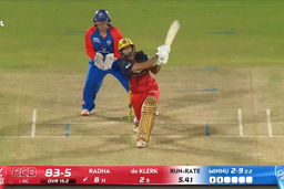 Six: Match 15, Royal Challengers Bengaluru vs Delhi Capitals, WPL 2026: Radha Yadav Six