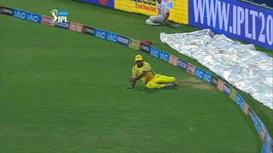 Rayudu's rocket save at the boundary ropes
