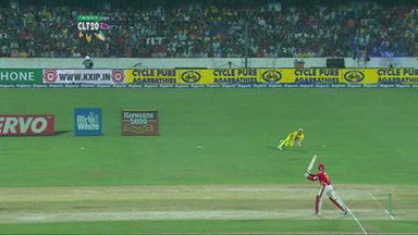 M22: KXIP vs CSK –  Virender Sehwag Wicket