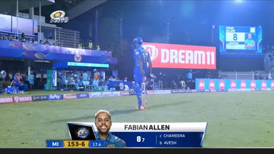M26: MI vs LSG – Fabian Allen Wicket